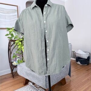 Olive Green Short Sleeve Shirt